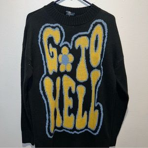 Dollskill Oversize “Go To Hell” Sweater